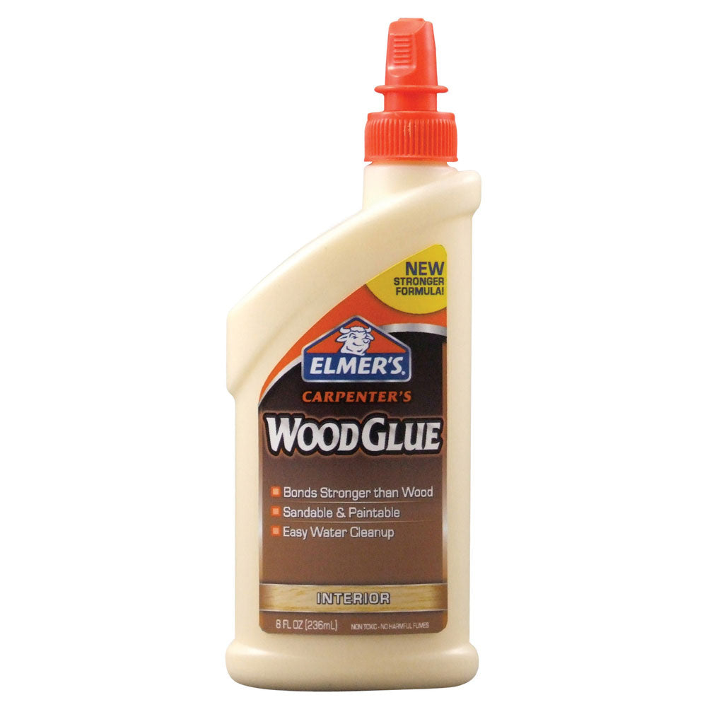 Wood Glue Bottle 8OZ Elmer's Carpenter's Wood Glue Bottle 8OZ Elmer's Carpenter's